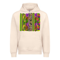 Sandshell Mardi Gras brushstroke Urban Hoodie - HowdyJamesFarm