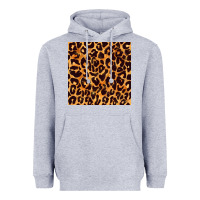 Heather Grey leopard seamless pattern bbs Heavyweight Hoodie - BundleAndBundleShop