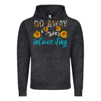 Vintage Black go away i am introvering Vintage Hoodie - HRA Design Shop