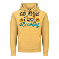 Vintage Mustard go away i am introvering Vintage Hoodie - HRA Design Shop