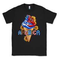 Black ice cream america Classic Tee - AdoDesignShop