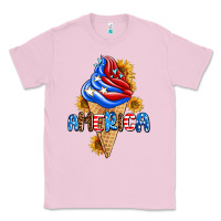 Bubblegum Pink ice cream america Classic Tee - AdoDesignShop