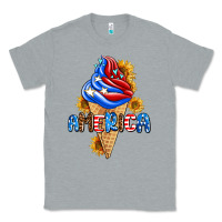 Heather Grey ice cream america Classic Tee - AdoDesignShop