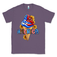 Lavender ice cream america Classic Tee - AdoDesignShop