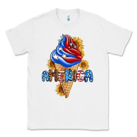 White ice cream america Classic Tee - AdoDesignShop