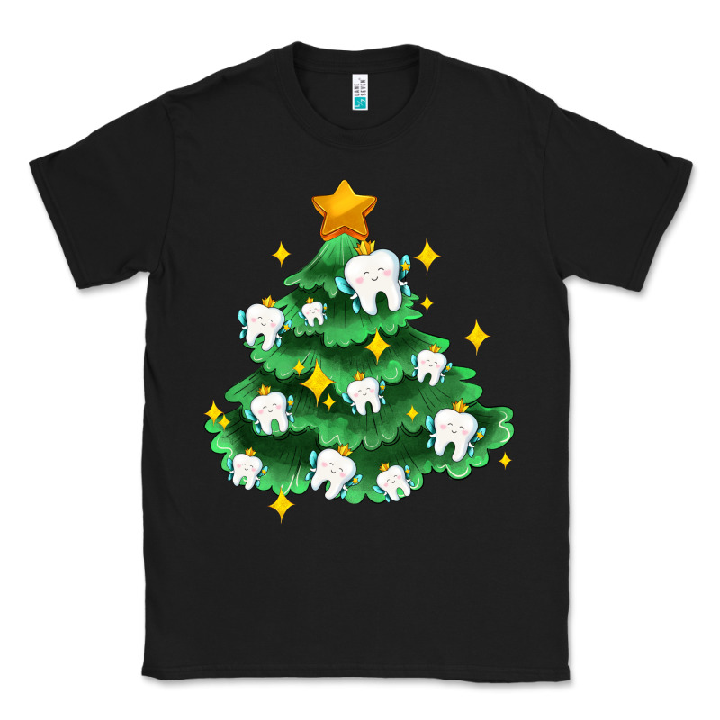 Christmas Tree With Teeth Classic Tee by AdoDesignShop | Teevron