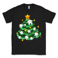 Black Christmas tree with teeth Classic Tee - AdoDesignShop