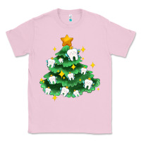 Bubblegum Pink Christmas tree with teeth Classic Tee - AdoDesignShop