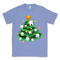 Colony Blue Christmas tree with teeth Classic Tee - AdoDesignShop