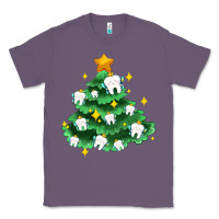 Lavender Christmas tree with teeth Classic Tee - AdoDesignShop