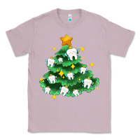 Lilac Christmas tree with teeth Classic Tee - AdoDesignShop