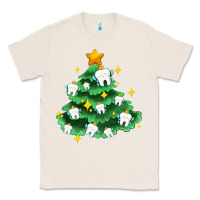 Natural Christmas tree with teeth Classic Tee - AdoDesignShop
