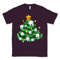 Plum Christmas tree with teeth Classic Tee - AdoDesignShop