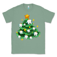 Sage Christmas tree with teeth Classic Tee - AdoDesignShop
