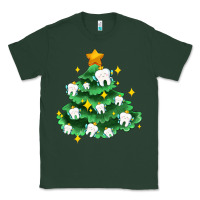 Sports Green Christmas tree with teeth Classic Tee - AdoDesignShop