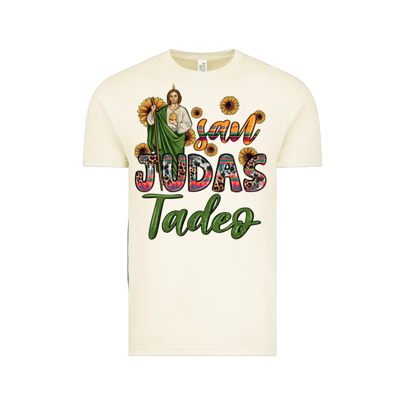 San Judas Tadeo Sunflower Vintage Tee by JahusDesignShop | Teevron