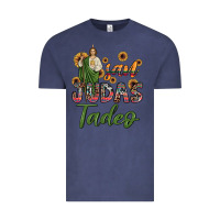 Vintage Denim san judas tadeo sunflower Vintage Tee - JahusDesignShop