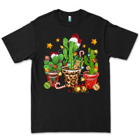 Black Christmas cactus Premium Tee - Zillion Design Studio