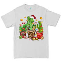 Dove Grey Christmas cactus Premium Tee - Zillion Design Studio
