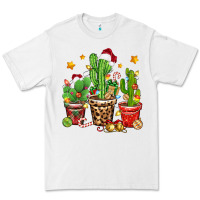 White Christmas cactus Premium Tee - Zillion Design Studio