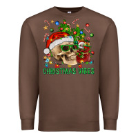 Chestnut Christmas Vibes Premium Sweatshirt - BundleAndBundleShop