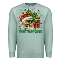 Seafoam Christmas Vibes Premium Sweatshirt - BundleAndBundleShop