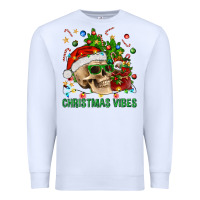 White Christmas Vibes Premium Sweatshirt - BundleAndBundleShop