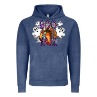 Vintage Denim Boo yall Vintage Hoodie - CowhideDigitalArt