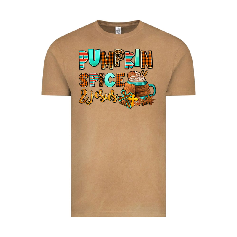 Pumpkin Spice And Jesus Vintage Tee by AdoDesignShop | Teevron