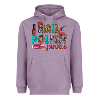 Lavender nail polish junkie bbs Heavyweight Hoodie - BundleAndBundleShop