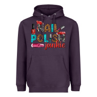 Plum nail polish junkie bbs Heavyweight Hoodie - BundleAndBundleShop