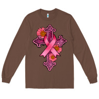 Chestnut breast cancer cross Long Sleeve Tee - AdoDesignShop