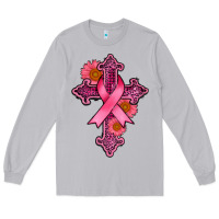 Moon Dust breast cancer cross Long Sleeve Tee - AdoDesignShop