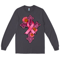 Smoke breast cancer cross Long Sleeve Tee - AdoDesignShop