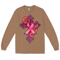 Toasted Coconut breast cancer cross Long Sleeve Tee - AdoDesignShop