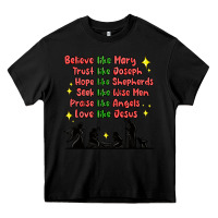 Black jesus and family belive like mary Heavy Core Tee - MaliasSmallBusiness