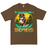 Cacao life is better with a australian shepherd Premium Tee - texasbilliewilder