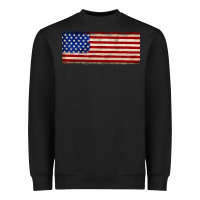 Black usa flag Heavyweight Sweatshirt - JahusDesignShop