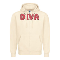 Sandshell diva Zipper Hoodie - MaliasSmallBusiness
