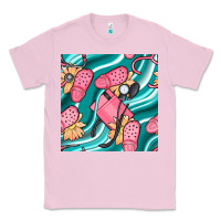 Bubblegum Pink nurse slippers seamless pattern Classic Tee - BundleAndBundleShop