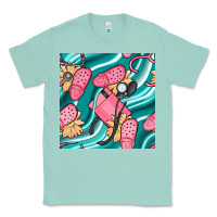 Seafoam nurse slippers seamless pattern Classic Tee - BundleAndBundleShop