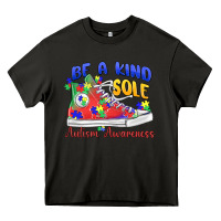 Asphalt be a kind sole autism awareness Heavy Core Tee - MaliasSmallBusiness