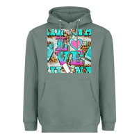 Sage love nail and polish with leopard seamless pattern bbs Heavyweight Hoodie - BundleAndBundleShop