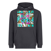 Smoke love nail and polish with leopard seamless pattern bbs Heavyweight Hoodie - BundleAndBundleShop