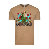 Vintage Coffee san judas gracias Vintage Tee - JahusDesignShop