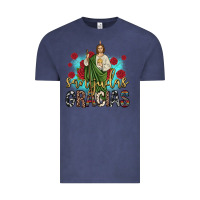 Vintage Denim san judas gracias Vintage Tee - JahusDesignShop