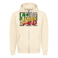 Sandshell i am a black child Zipper Hoodie - MaliasSmallBusiness
