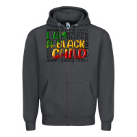 Smoke i am a black child Zipper Hoodie - MaliasSmallBusiness