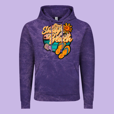 Dont Be A Shady Beach Vintage Hoodie Designed By Jahusdesignshop