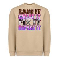 Mushroom race ıt great ıt fıx ıt repeat ıt Heavyweight Sweatshirt - AdoDesignShop